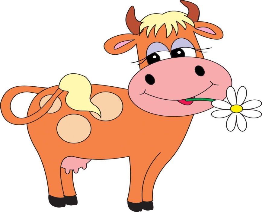 Корова детский рисунок - 78 фото
